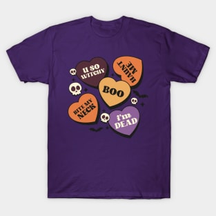 Halloween Conversation Hearts T-Shirt